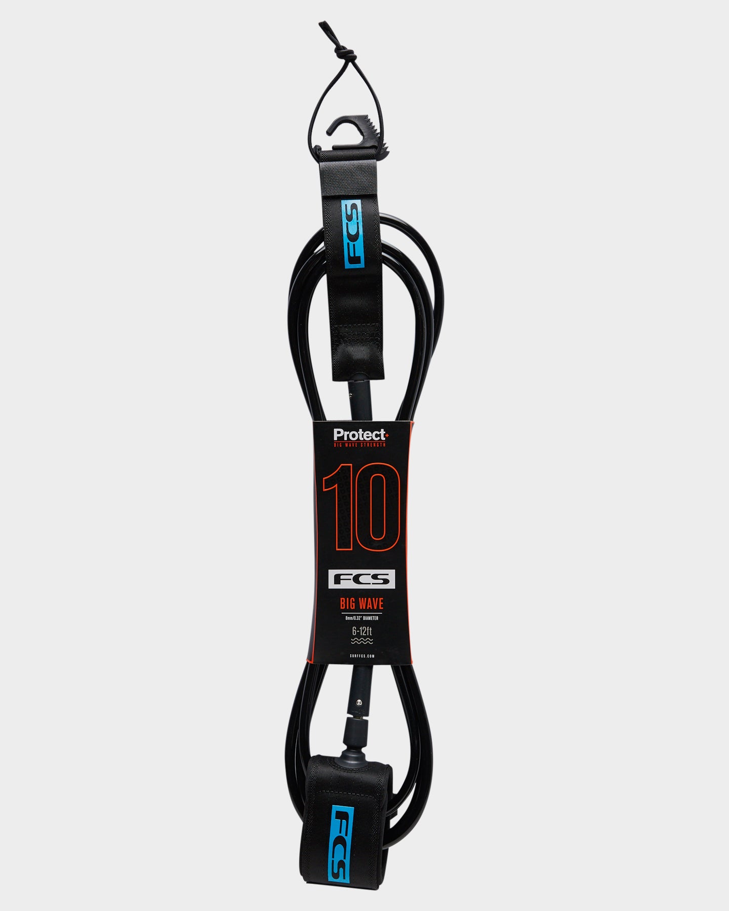 FCS 10" Leash Protect Max - Black